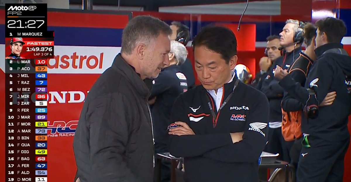 Christian Horner di MotoGP Jerez