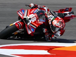Francesco Bagnaia Terkendala Rem di MotoGP Spanyol 2026