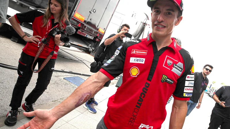 Marc Marquez Tiba di Jerez dengan Luka Terbuka