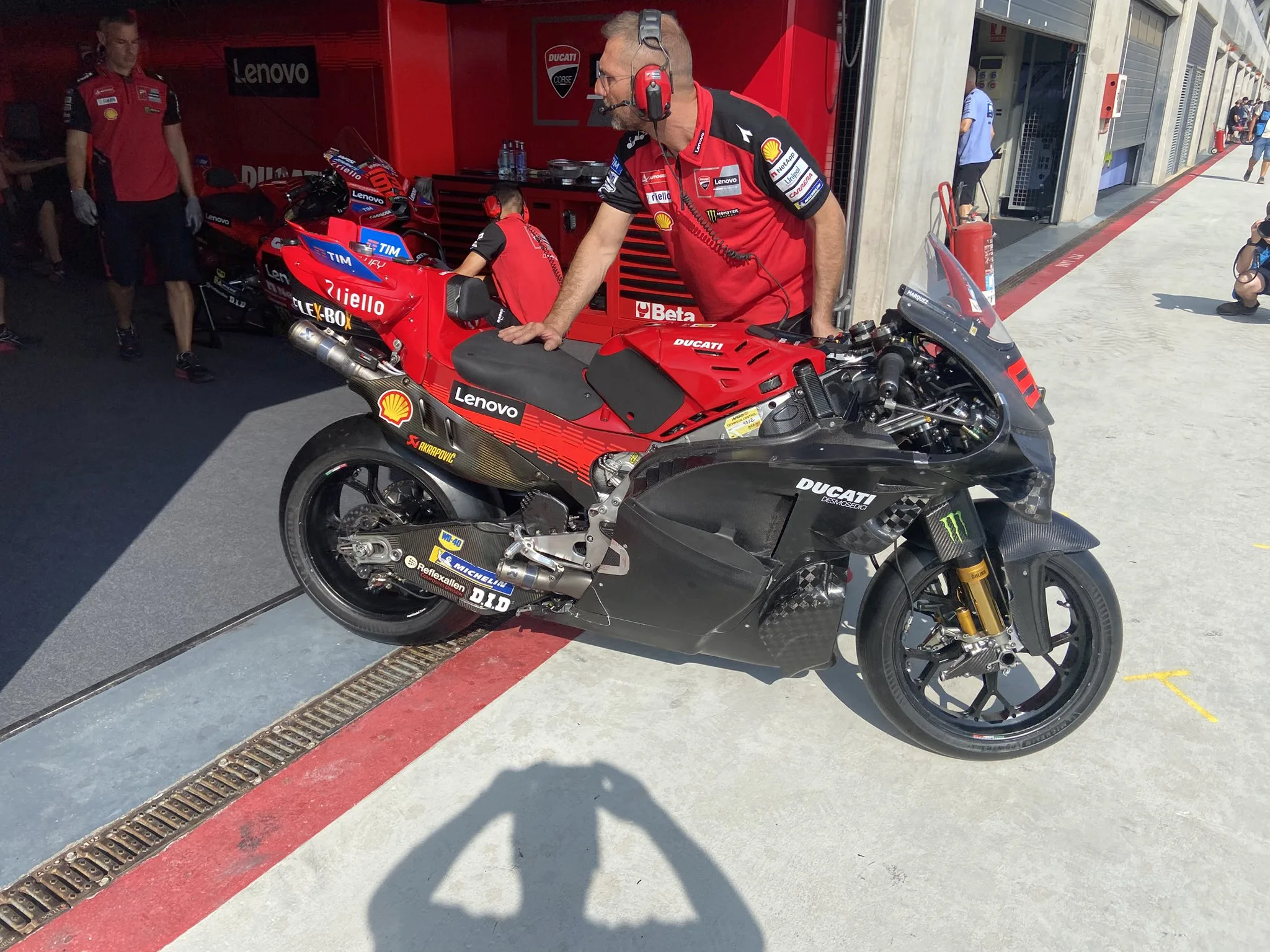 Marc Marquez Uji Upgrade Ducati