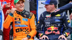 Oscar Piastri dan Max Verstappen