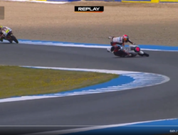 Veda Ega Pratama Alami Insiden Highside di Kualifikasi Moto3 Spanyol 2026