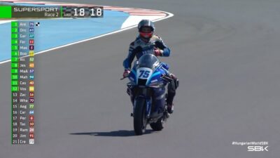Albert Arenas Pemenang Race 2 WorldSSP Hungaria 2026