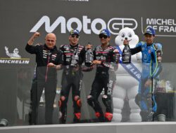 Aprilia Ukir Sejarah di MotoGP Prancis 2026 dengan Dominasi Podium Penuh