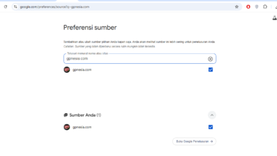 Cara Menambahkan gpnesia.com ke Favorit Google