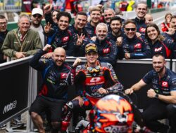 Iván Ortolá Podium Ketiga Moto2 Prancis 2026
