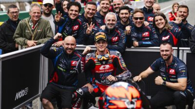 Iván Ortolá Podium Ketiga Moto2 Prancis 2026