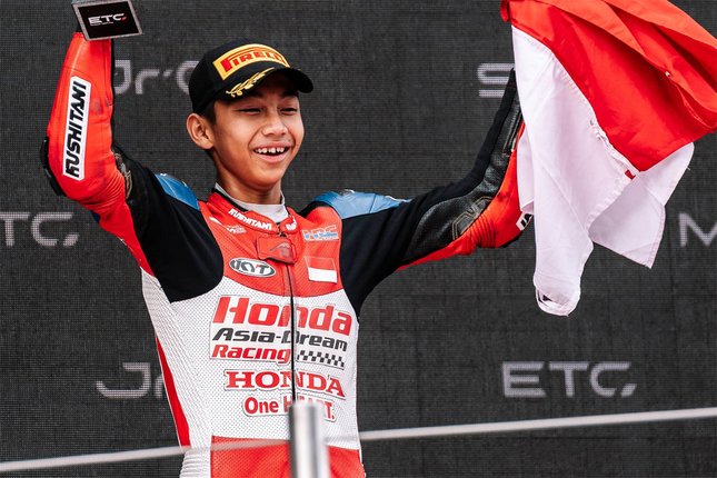 Kiandra Ramadhipa Masuk Daftar Pembalap Moto3 Junior 2026