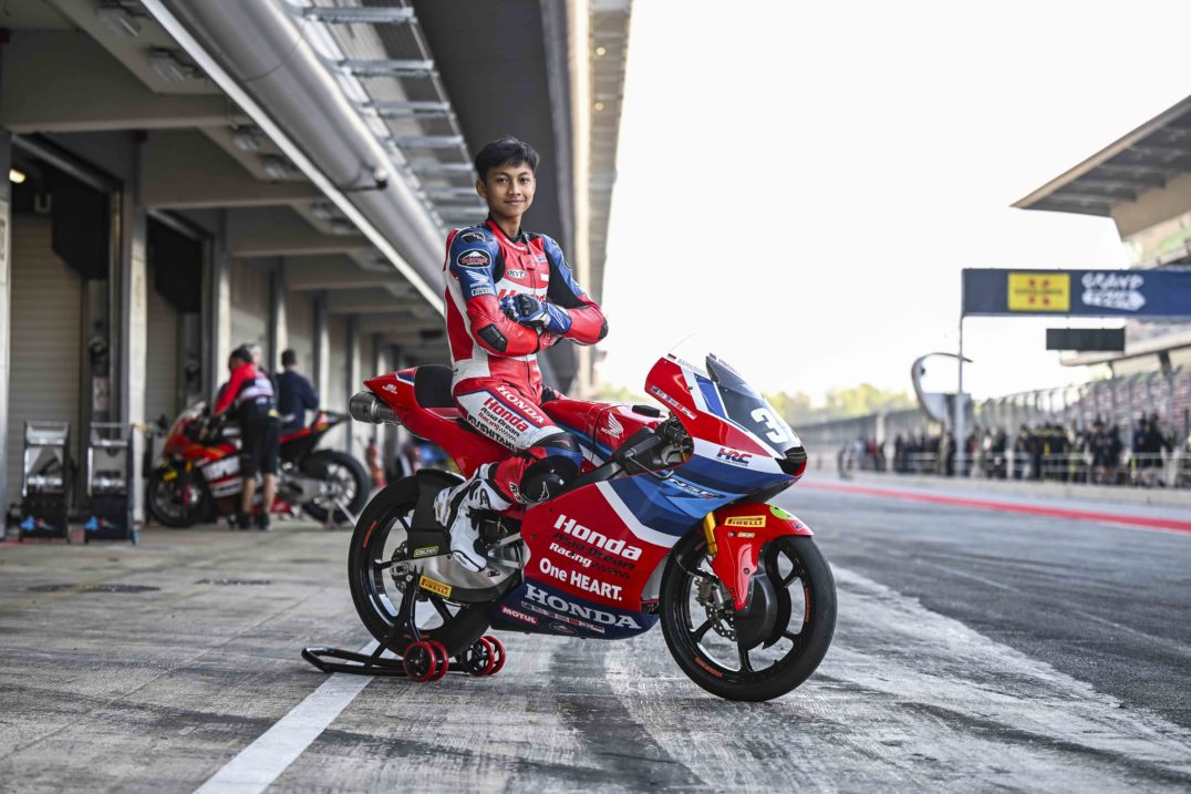 Kiandra Ramadhipa Siap Jalani Debut Baru di Moto3 Junior World Championship 2026