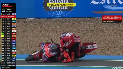 Inside Ducati, Marc Marquez Akui Kesalahan Crash di Jerez