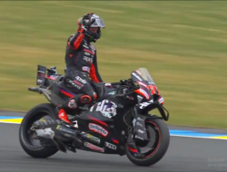 Marco Bezzecchi Gagal Pertahankan Kecepatan di Le Mans