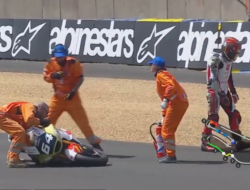 Mario Aji Tersungkur di Sesi Practice Moto2 Prancis 2026