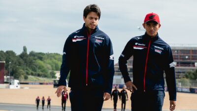 Mario Suryo Aji Jalani Track Walk di Le Mans