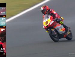 Matteo Bertelle Segel Podium Ketiga Moto3 Prancis 2026 di Le Mans