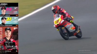 Matteo Bertelle Segel Podium Ketiga Moto3 Prancis 2026