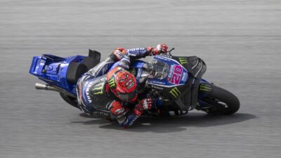Monster Energy Yamaha MotoGP Jalani Tes Positif di Barcelona Meski Diganggu Hujan