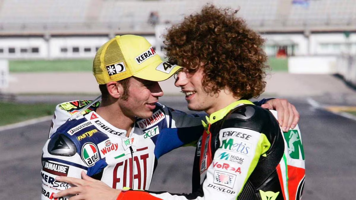Murid Valentino Rossi pertama Marco Simoncelli jadi inspirasi VR46 Academy.