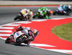Veda Ega Pratama Garang di Moto3 Catalunya 2026, Finis 8 Besar
