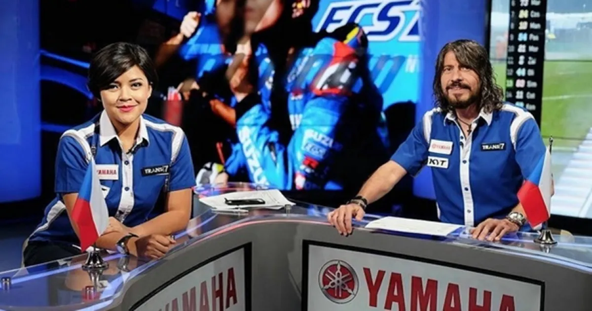 komentator motogp trans7 Lucy Wiryono dan Matteo Guerinoni