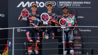 Brian Uriarte Podium Pertama di Mugello Moto3 2026 Bersama Red Bull KTM Ajo