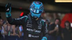 George Russell Rebut Pole Position GP Barcelona F1 2026