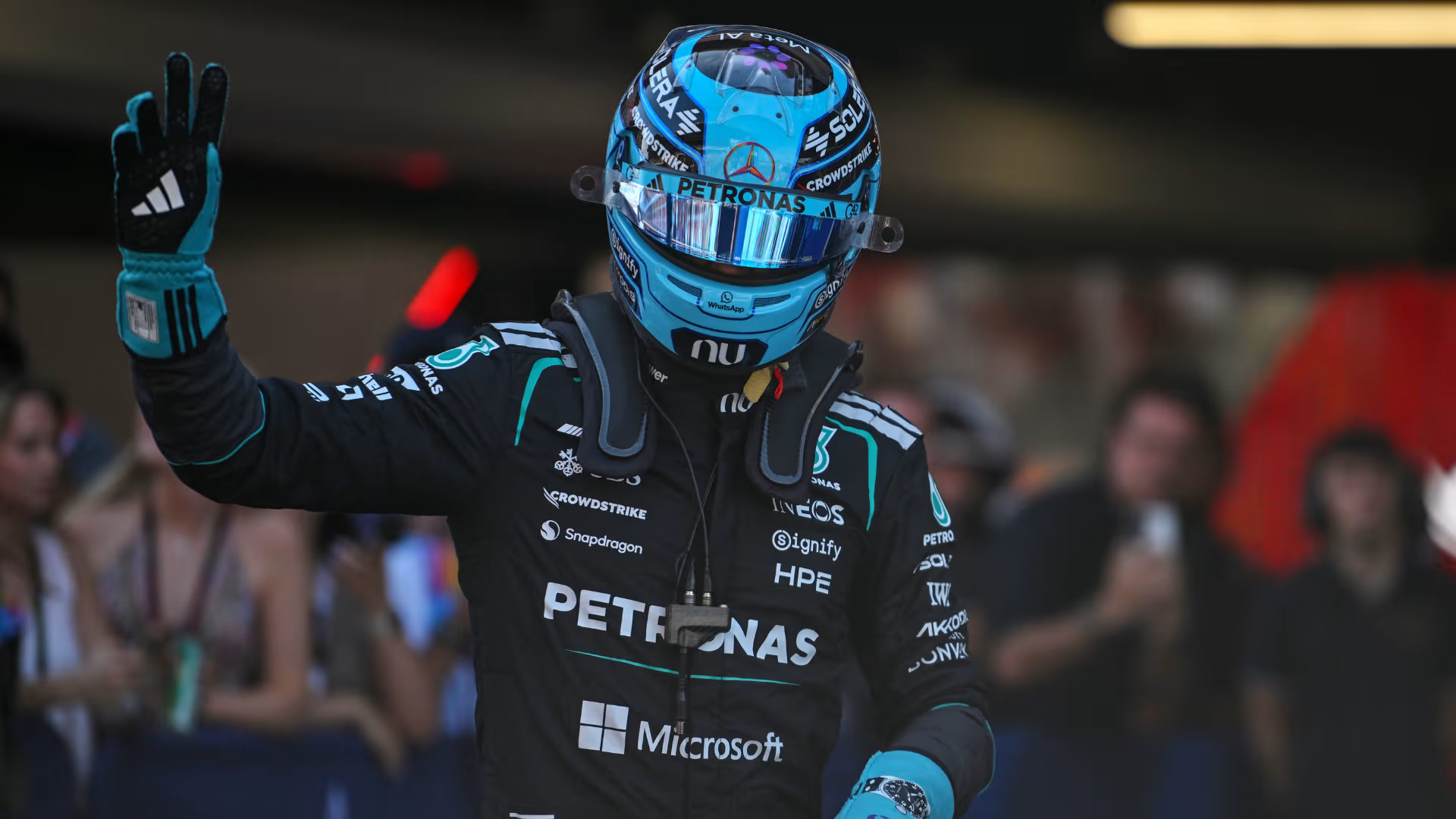 George Russell Rebut Pole Position GP Barcelona F1 2026