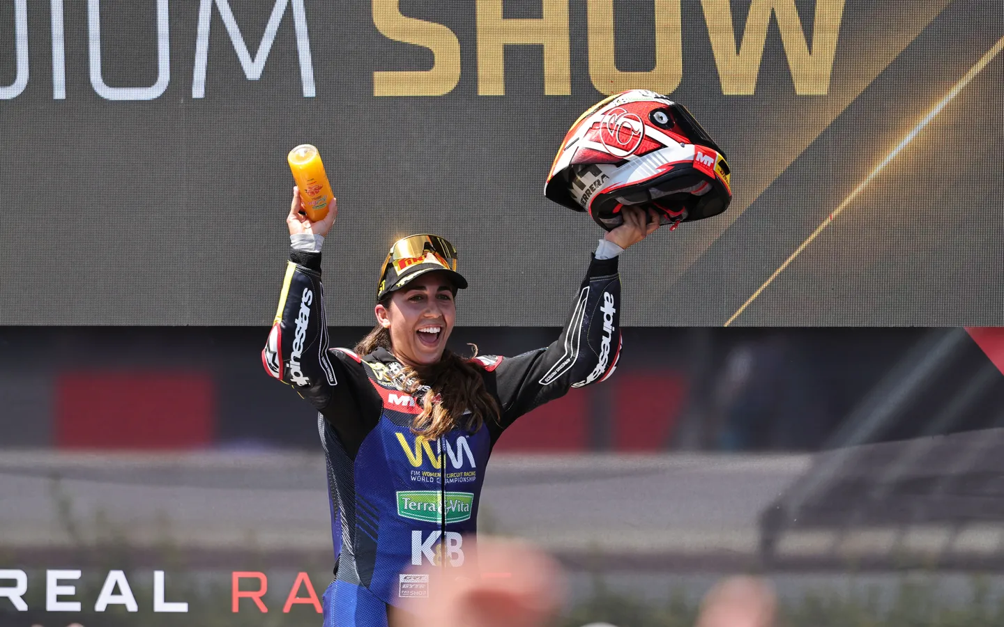 Hasil Race 1 WorldWCR Misano 2026, Maria Herrera Menang di Italia
