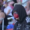 Kimi Antonelli Pakai Topeng Spider-Man Duduk di Tribun Penonton